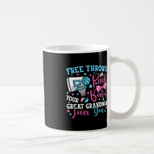 Gratis gooien of roze strikken Grote oma houdt van Koffiemok