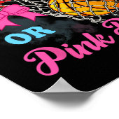 Gratis gooien of roze strikken zwangerschap roze b poster (Hoek)