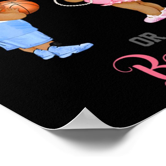 Gratis gooien of strikken Basketbal Baby Poster (Hoek)