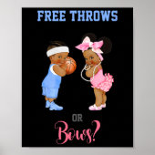 Gratis gooien of strikken Basketbal Baby Poster (Voorkant)