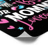 Gratis gooit of roze strikken mama houdt van je Sc Poster (Hoek)