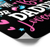 Gratis gooit of roze strikken papa houdt van je sc poster (Hoek)