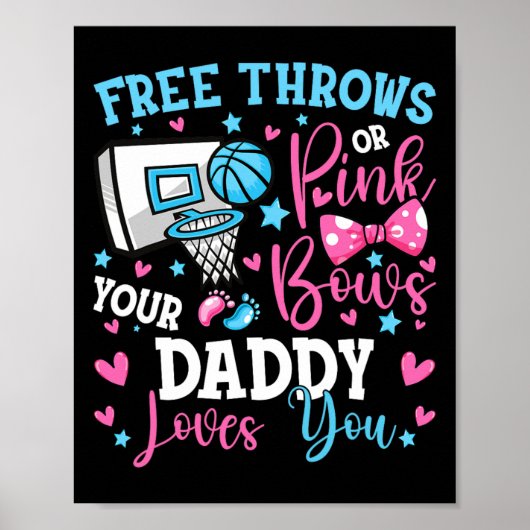 Gratis gooit of roze strikken papa houdt van je sc poster (Voorkant)