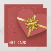 Gratis gouden zwarte doos met cadeaubon (Voorkant / Achterkant)