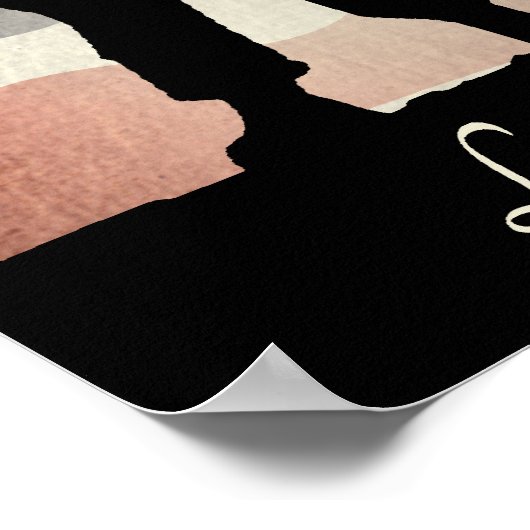 Gratis grond door de hersenen 24 x 18 poster (Hoek)