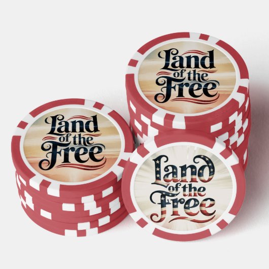 Gratis grond poker chips (Opstapeling)