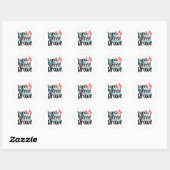 Gratis grond ronde sticker (Vel)