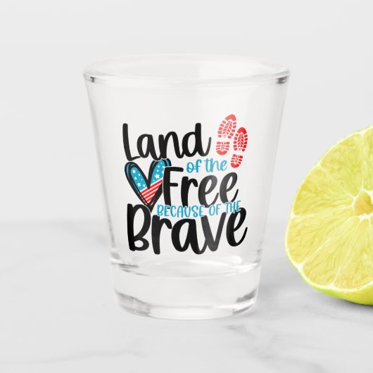 Gratis grond shot glas (Voorkant)