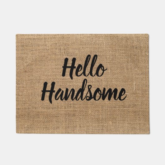 Gratis Hallo Knappe Deurmat Rustieke Stijl (Voorkant)