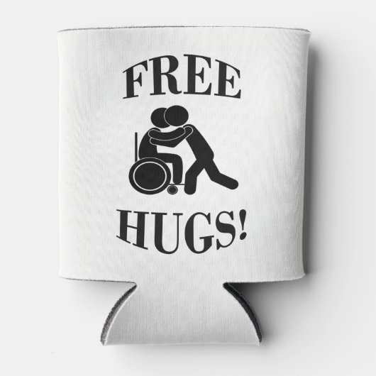 Gratis handschoenen met rolstoel blikjeskoeler (Voorkant)