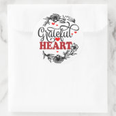 GRATIS HART RONDE STICKER (Tas)