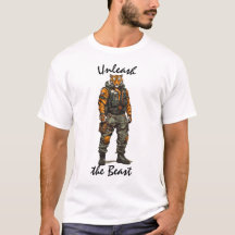 Gratis het Beast Tactical Tiger T-shirt