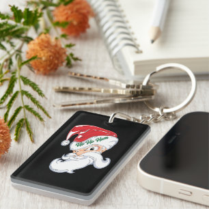 Gratis Ho Ho Ho Kerstman Kersttijd Sleutelhanger