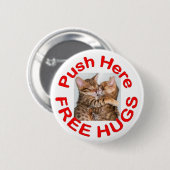 Gratis huggen 3 ronde button 5,7 cm (Voorkant /achterkant)