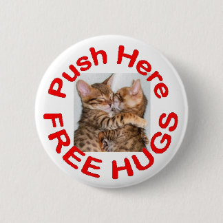 Gratis huggen 3 ronde button 5,7 cm
