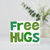 Gratis huggen briefkaart (Staand voorkant)