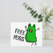 Gratis huggen briefkaart (Staand voorkant)