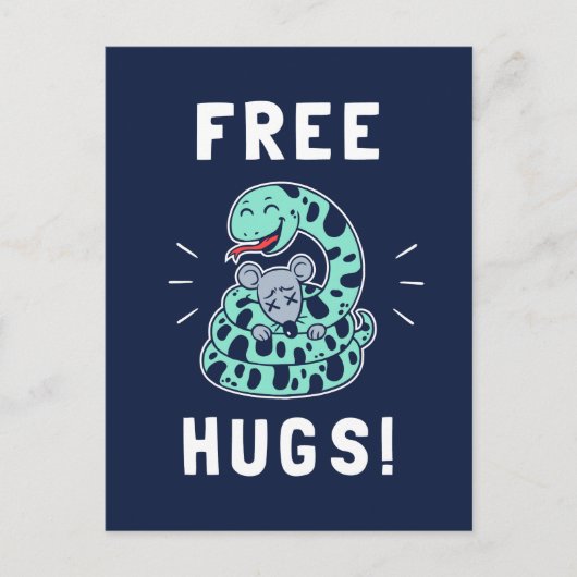 Gratis huggen briefkaart (Voorkant)