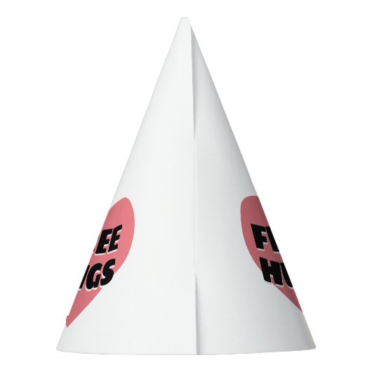 Gratis huggen feesthoedjes (Achterkant)