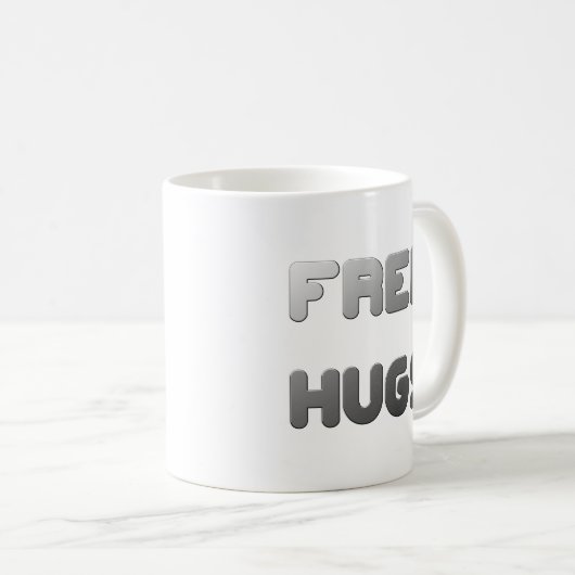 Gratis huggen koffiemok (Voorkant rechts)