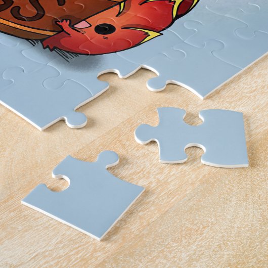 Gratis huggen legpuzzel (Zijkant)