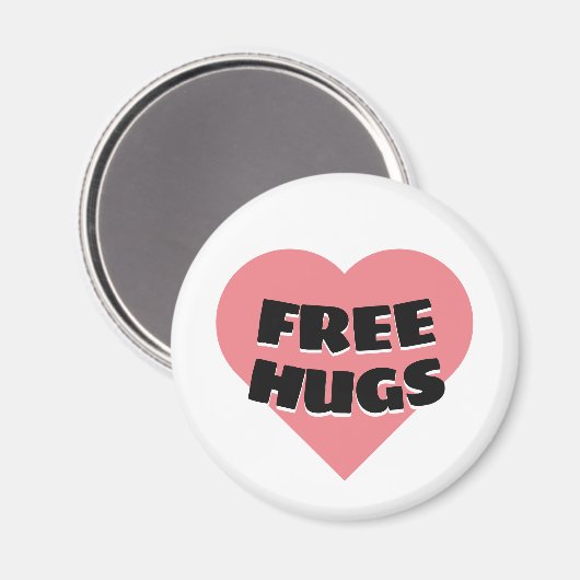 Gratis huggen magneet (Voorkant / Achterkant)