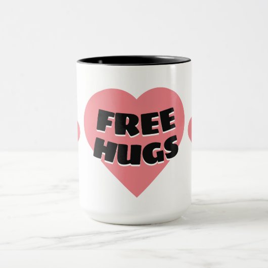 Gratis huggen mok (Midden)
