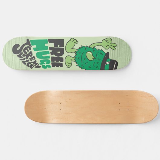 Gratis huggen persoonlijk skateboard (Horizontaal)