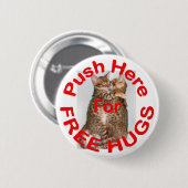Gratis huggen ronde button 5,7 cm (Voorkant /achterkant)