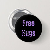 Gratis huggen ronde button 5,7 cm (Voorkant /achterkant)