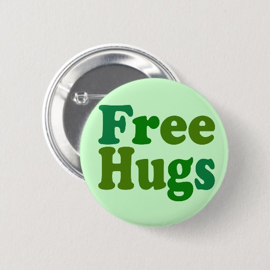 Gratis huggen ronde button 5,7 cm (Voorkant /achterkant)