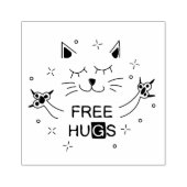 Gratis huggen rubberstempel (Afrduk)