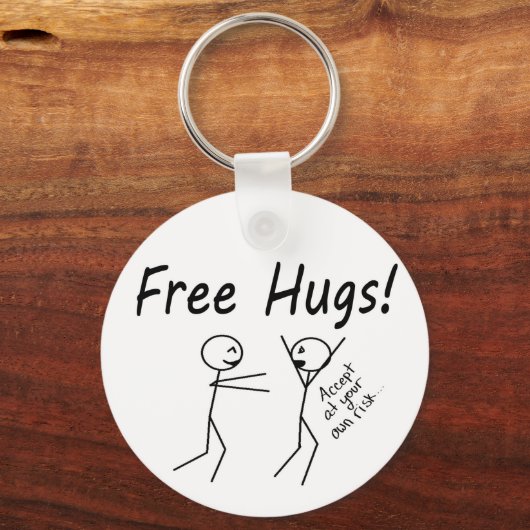 Gratis huggen sleutelhanger (Voorkant)