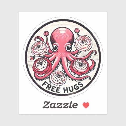 Gratis huggen sticker (Vel)