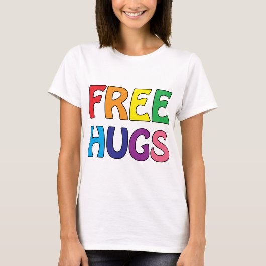 Gratis huggen t-shirt (Voorkant)