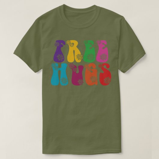 Gratis huggen t-shirt (Design voorkant)