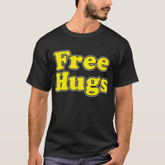 Gratis huggen t-shirt (Voorkant)