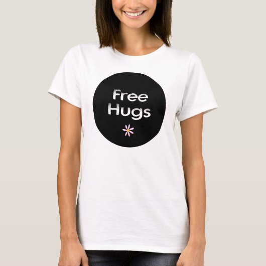 Gratis huggen t-shirt (Voorkant)