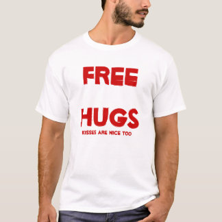 Gratis huggen t-shirt