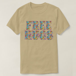 Gratis huggen t-shirt