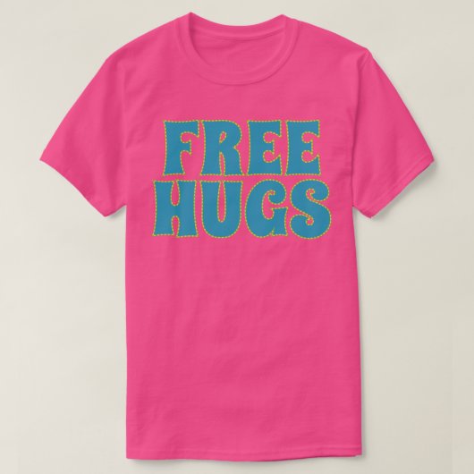 Gratis huggen t-shirt (Design voorkant)