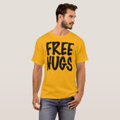 Gratis huggen t-shirt (Voorkant volledig)