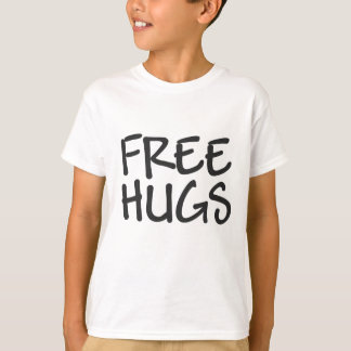 Gratis huggen t-shirt
