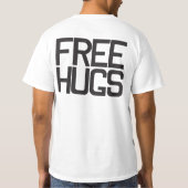 Gratis huggen t-shirt (Achterkant)