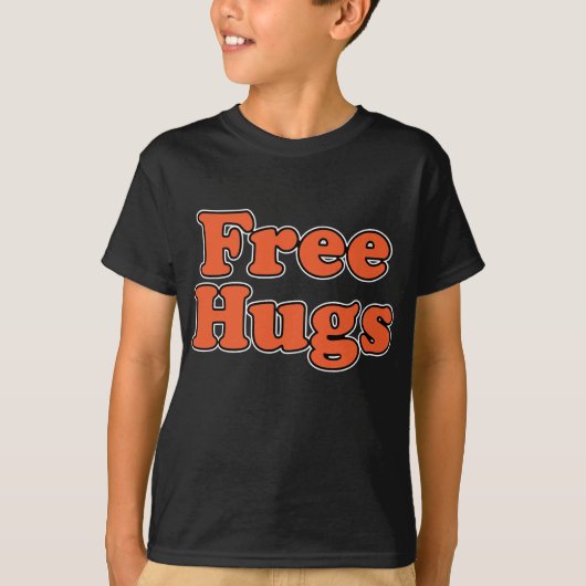 Gratis huggen t-shirt (Voorkant)