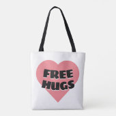 Gratis huggen tote bag (Achterkant)