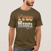 Gratis Hugs Beer Stripes T-shirt (Voorkant)