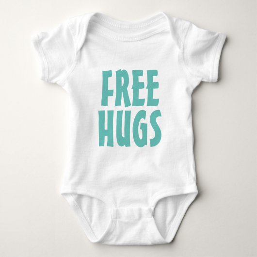 GRATIS HUGS bodysuit voor nieuwe baby jongen of me (Voorkant)