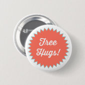 Gratis Hugs! Button Pin (Voorkant /achterkant)