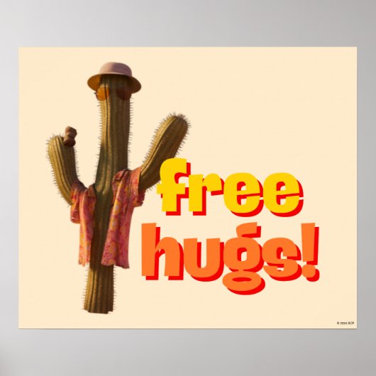 Gratis Hugs! Poster (Voorkant)